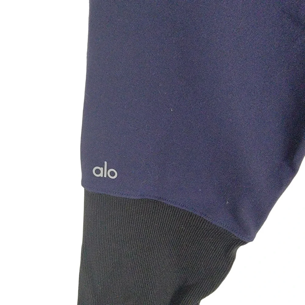 alo yoga Goddess Legwarmer High-Rise Leggings Navy/Black